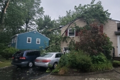 Tree Down on a Home on Bonnyview Dr