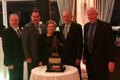 Frank receives his 60 Year Member Award.